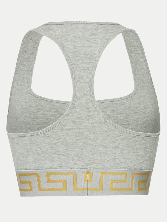 Versace Versace Бюстгальтер-топ AUD01039 Сірий