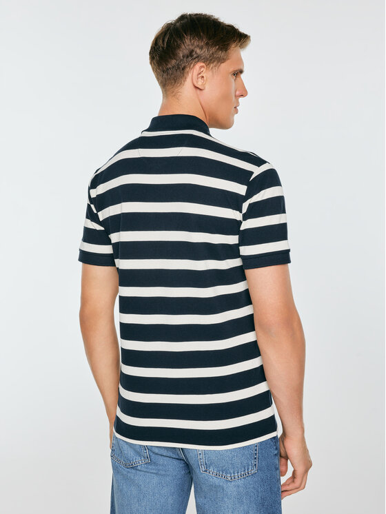 BIG STAR BIG STAR Polo TALUS Granatowy Basic Fit