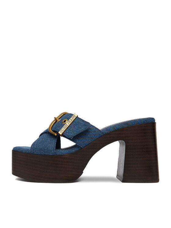 Guess Jeans Guess Jeans Klapki CEO-JD421-3 Niebieski