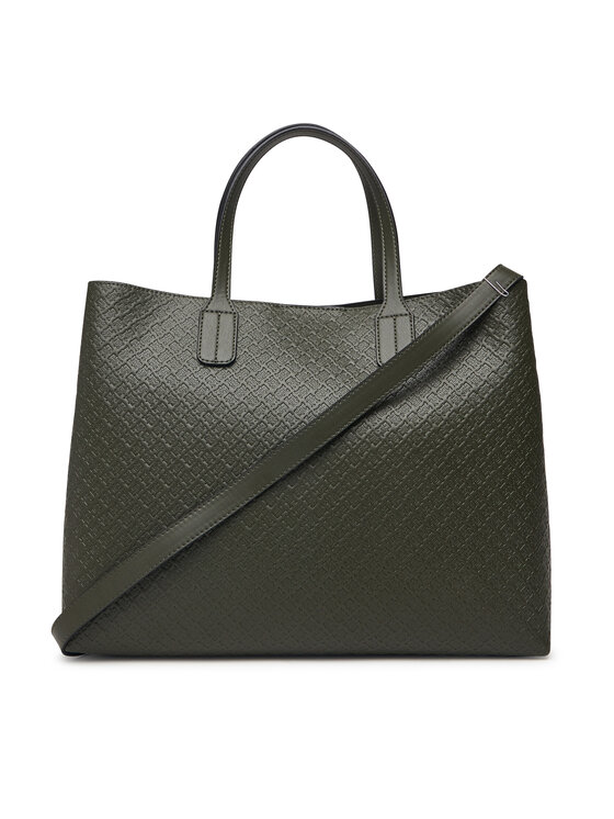 Tommy Hilfiger Tommy Hilfiger Borsetta Th Icon Satchel Mono AW0AW18923 Cachi