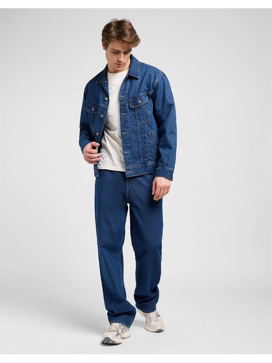 Lee Lee Jeansy ASHER Niebieski Loose Fit