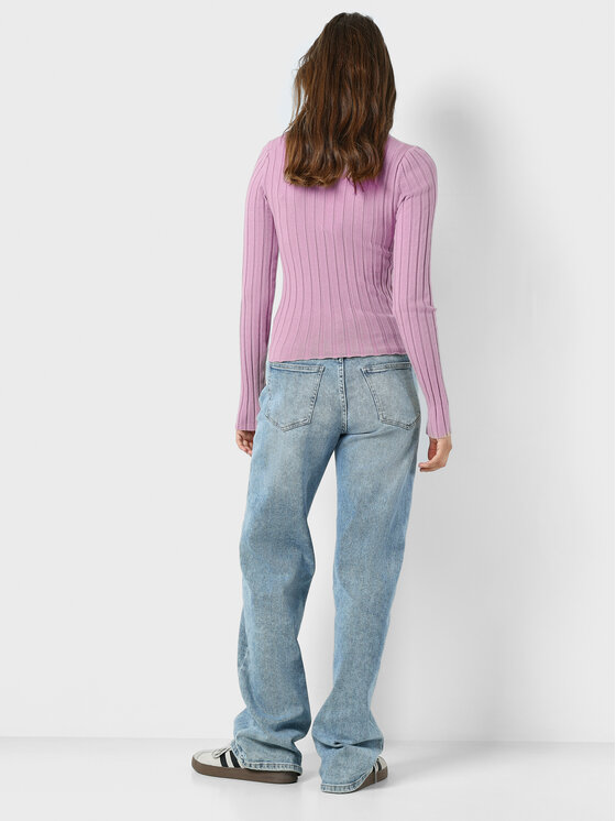 Noisy May Noisy May Majica Freya 27028880 Ružičasta Slim Fit