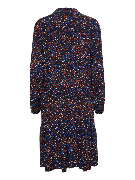 Saint Tropez Saint Tropez Každodenní šaty 30510194 Tmavomodrá Loose Fit