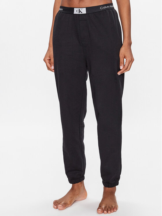 Calvin Klein Underwear Pantaloni pijama 000QS6943E Negru Relaxed Fit