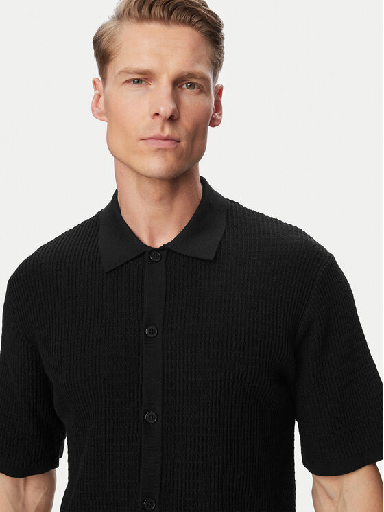 Jack & Jones Jack & Jones Hemd Montauk 12293584 Schwarz Relaxed Fit