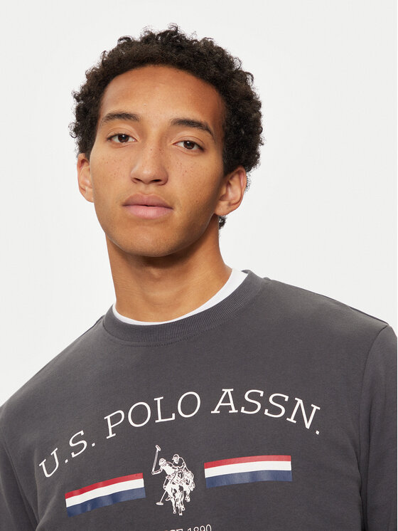 U.S. Polo Assn. U.S. Polo Assn. Bluza MUP1660 Szary Regular Fit