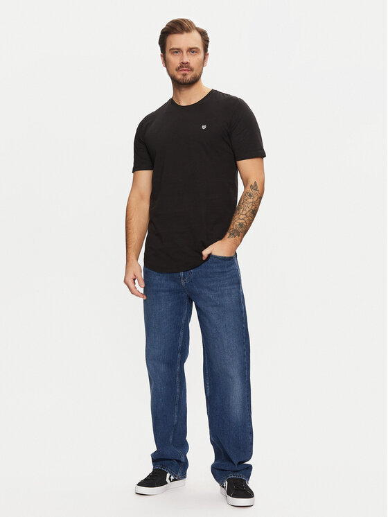 Jack & Jones Jack & Jones T-särkide komplekt Brody 12190468 Must Regular Fit