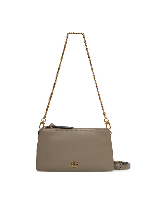 PINKO Torebka Double Mini Al 25-26 PLTT 105359 A0QO Szary