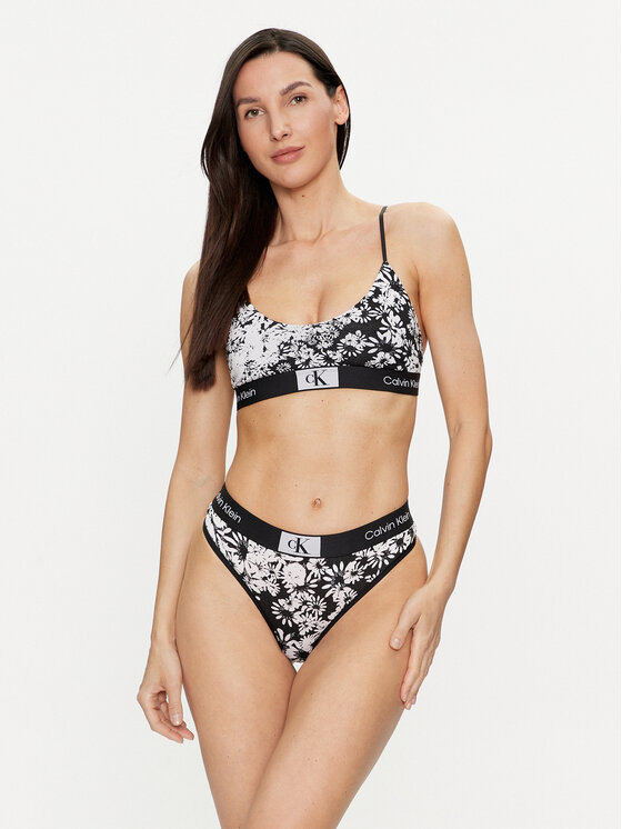 Calvin Klein Underwear Calvin Klein Underwear Top nedrček 000QF7216E Črna