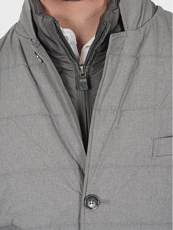 Evenemen Evenemen Kurtka przejściowa VIVERO Szary Slim Fit