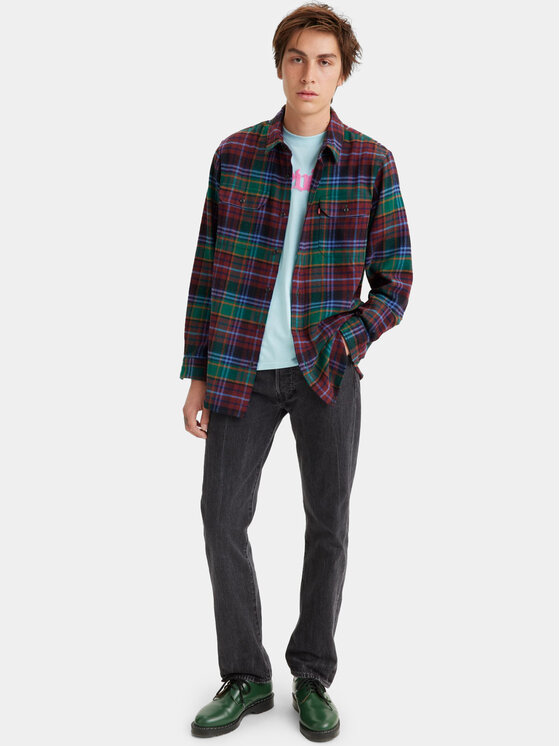 Levi's® Levi's® Blugi 501® 00501-3371 Negru Straight Fit