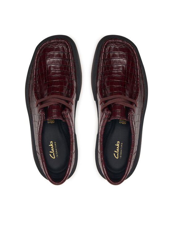 Clarks Clarks Félcipő Torview W 26328105 Bordó