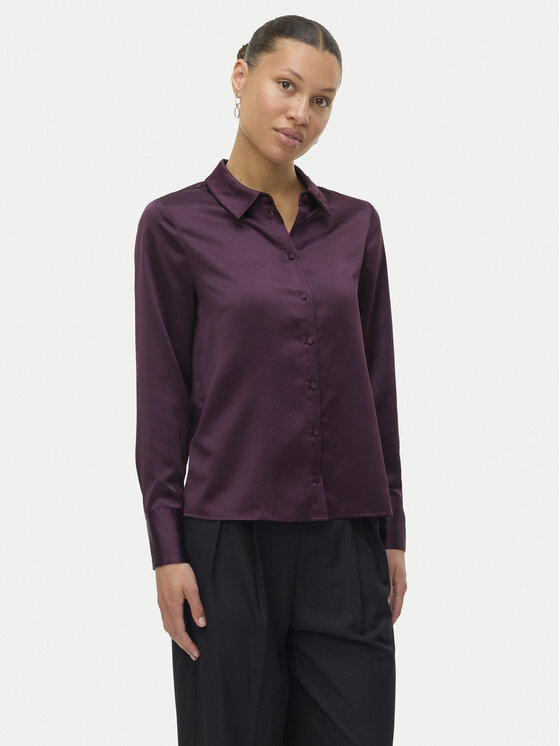 Vero Moda Koszula Merle 10334598 Fioletowy Regular Fit