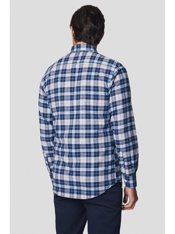 Lancerto Lancerto Koszula Carmelina KO073224000027 Granatowy Slim Fit