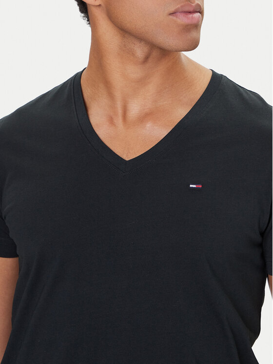 Tommy Jeans Tommy Jeans T-Shirt DM0DM04410 Schwarz Regular Fit