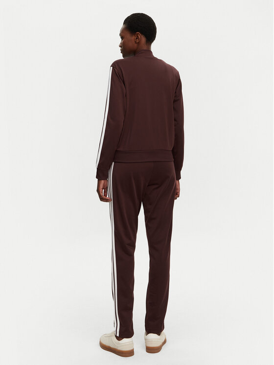 adidas adidas Trenirka Essentials 3-Stripes JD2683 Rjava Regular Fit
