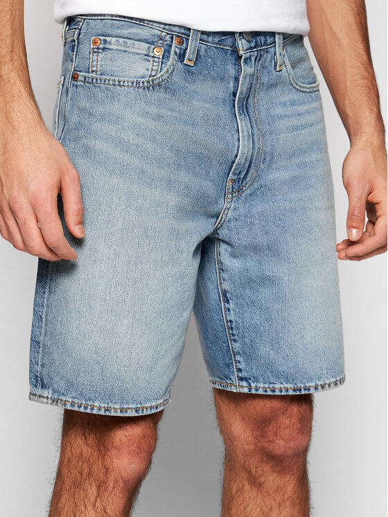 Pantaloncini di jeans 39434-0008 Blu Regular Fit