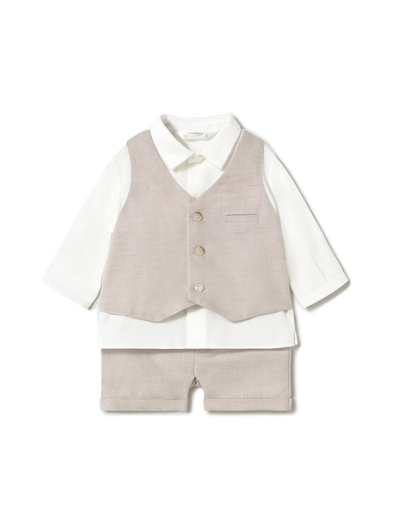 Mayoral Mayoral Completo da bambino 1212 Beige Regular Fit