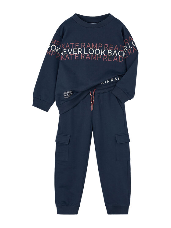 Mayoral Dres 4809 Granatowy Regular Fit