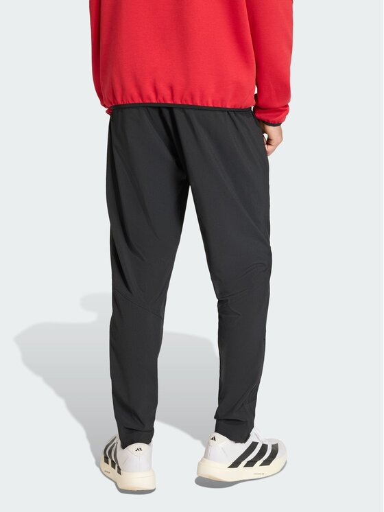 adidas adidas Spodnie materiałowe Belgia Tiro Czarny Regular Fit