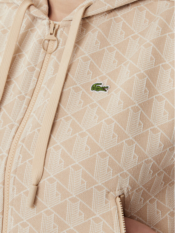Lacoste Lacoste Majica dugih rukava SF7606 Svijetlo bež Regular Fit