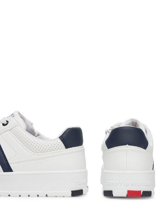 Tommy Hilfiger Tommy Hilfiger Tenisice Flag Low Cut Velcro Sneaker T3X9-33859-1355 S Bijela