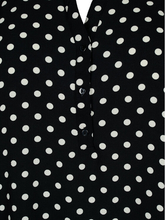 Zizzi Zizzi Blūze CA02310O Melns Regular Fit