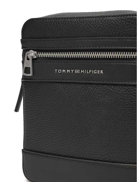 Tommy Hilfiger Tommy Hilfiger Crossover torbica Th Central Mini Reporter AM0AM13204 Crna