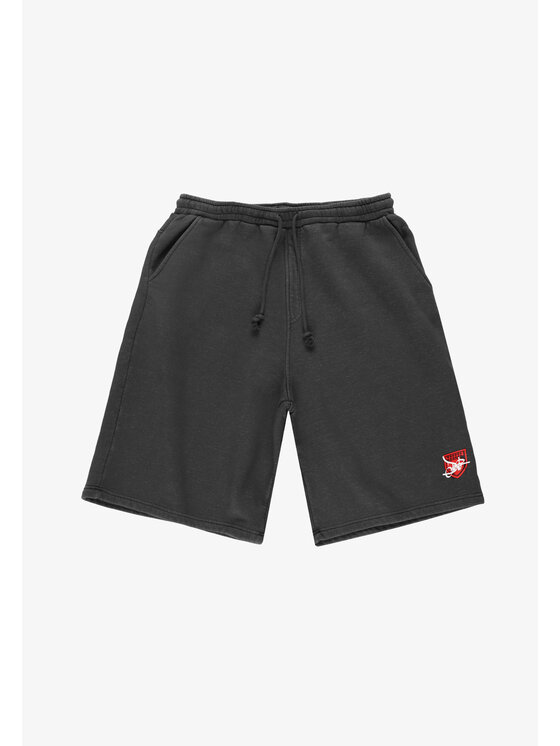 PROSTO. PROSTO. Szorty sportowe Damage Target Czarny Baggy Fit
