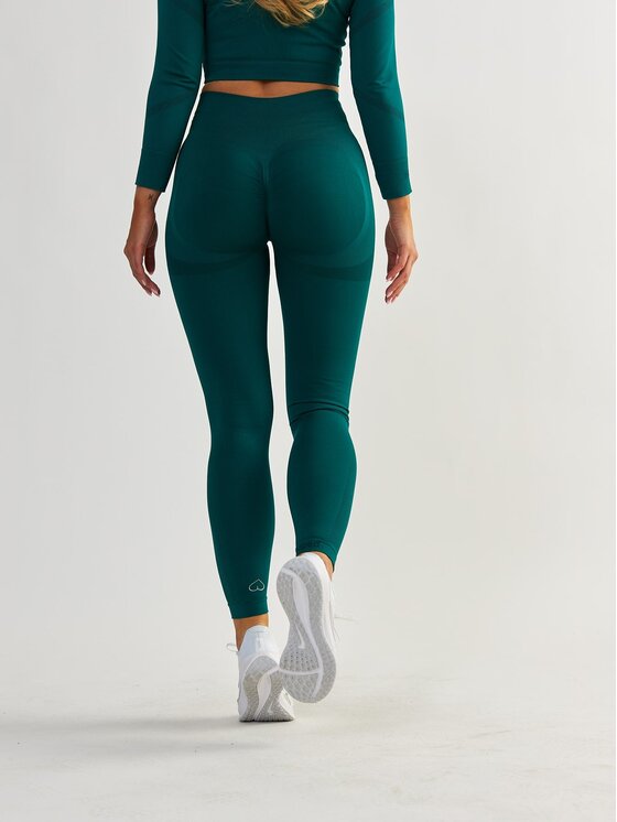 BeShaped BeShaped Legginsy Modelujące - Power Up! Zielony Shaping Fit