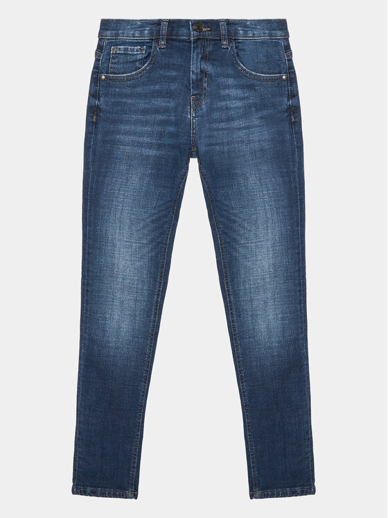 Guess Guess Teksad L3YA00 D52Z0 Sinine Slim Fit