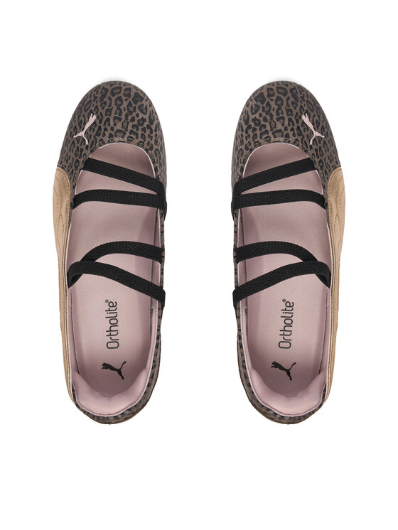 Puma Puma Балетки Speedcat Ballet Leogirl Jr 409045 Коричневий