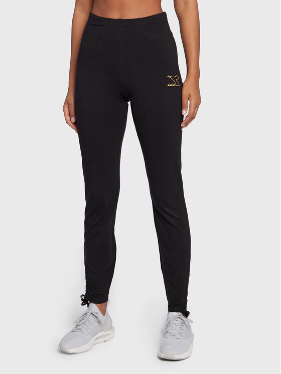 Diadora Colanți Flounce 102.178685 Negru Slim Fit