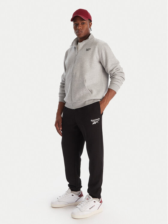 Reebok Reebok Džemperis ar kapuci RK25144CCM Pelēks Regular Fit
