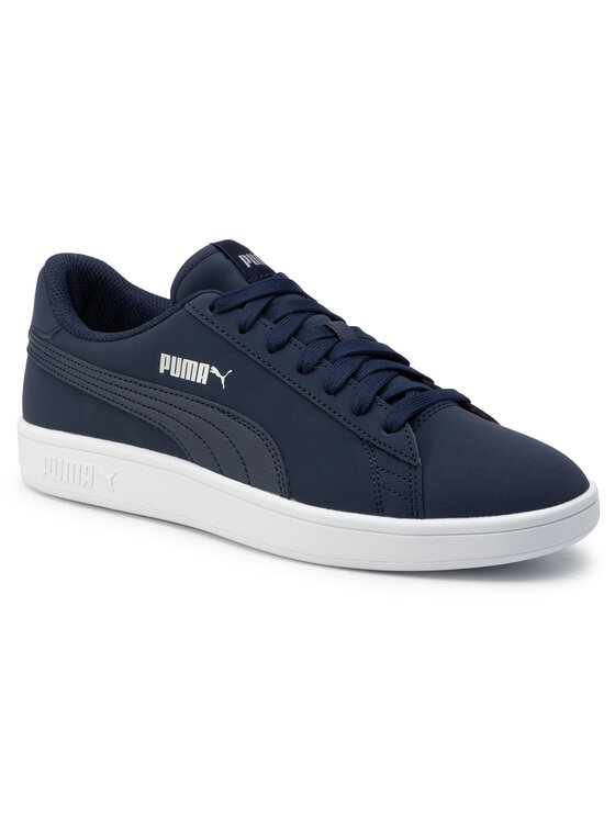Puma Puma Sneakersy Smash V2 Buck 365160 15 Granatowy