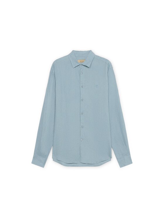 Trussardi Trussardi Koszula 5025N000032N024 Turkusowy Regular Fit