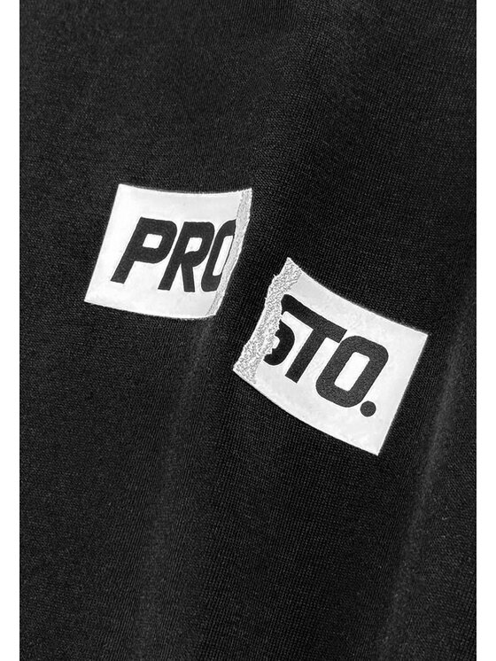 PROSTO. PROSTO. T-Shirt Crack Box Czarny Regular Fit