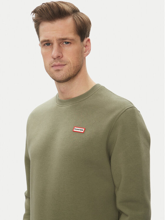 Hunter Hunter Sweatshirt May HARM0058251 Khakifarben Relaxed Fit
