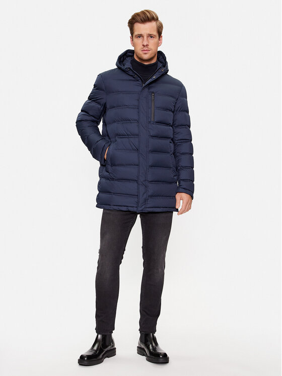 KARL LAGERFELD KARL LAGERFELD Pehelykabát 505028 534593 Sötétkék Regular Fit