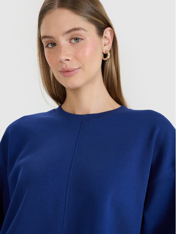 4F 4F Felpa 4FWSS25TSWSF1543-30S Blu Oversize