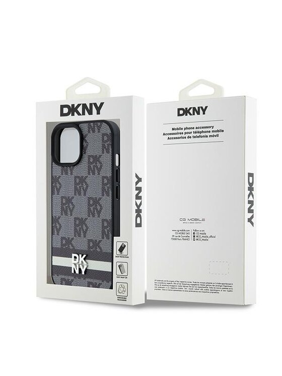 DKNY DKNY Etui na telefon Apple iPhone 15 Plus Czarny