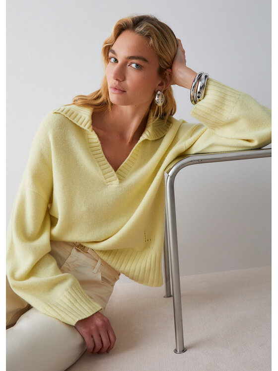 Liu Jo Liu Jo Maglione WA6288MA73R10620 Giallo Regular Fit