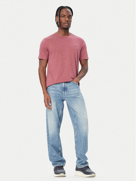 BOSS BOSS T-särk Tegood 50508243 Bordoopunane Regular Fit