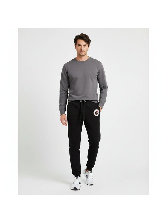 Geographical Norway Geographical Norway Spodnie dresowe SU1204H/GN/Black Czarny Regular Fit
