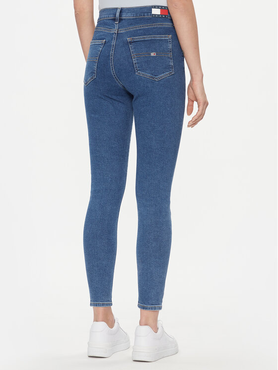Tommy Jeans Tommy Jeans Jeans hlače Sylvia DW0DW17147 Modra Skinny Fit