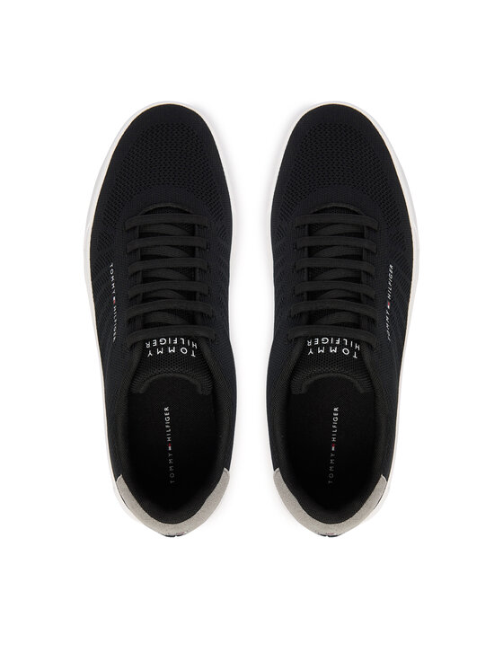 Tommy Hilfiger Tommy Hilfiger Sneakersy Th Court Knit FM0FM05823 Černá