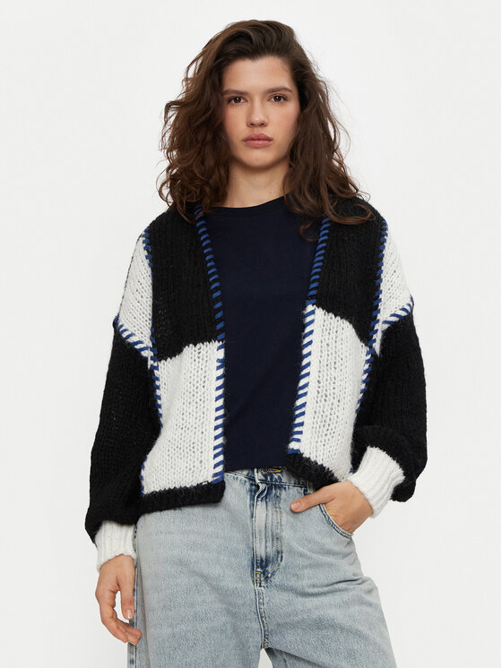 ONLY Kardigán Denise 15331399 Čierna Relaxed Fit