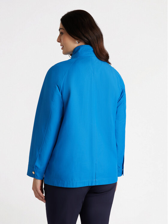 Fiorella Rubino Fiorella Rubino Kurtka przejściowa F285T101328N034 Turkusowy Regular Fit