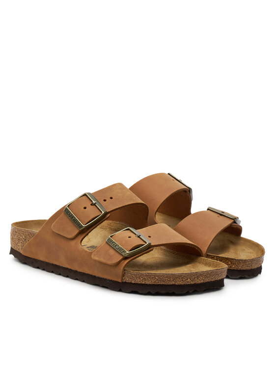 Birkenstock Birkenstock Παντόφλες Arizona Leoi 1028401 Καφέ