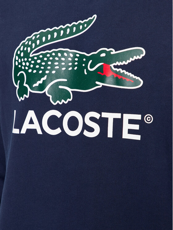 Lacoste Lacoste Majica dugih rukava SH1281 Tamnoplava Regular Fit
